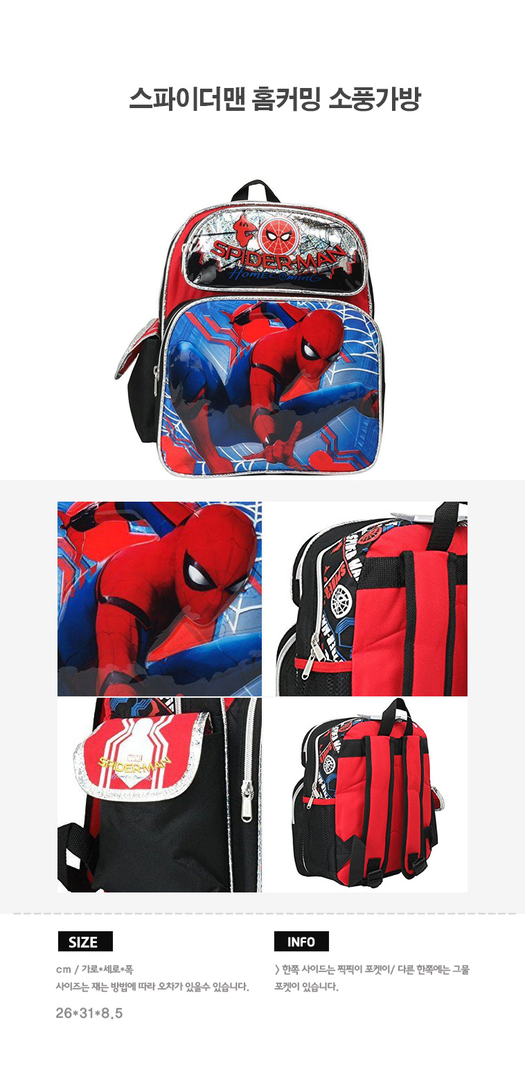 NEW CHILDREN BAG Picnic Bag _ Spiderman Homecoming