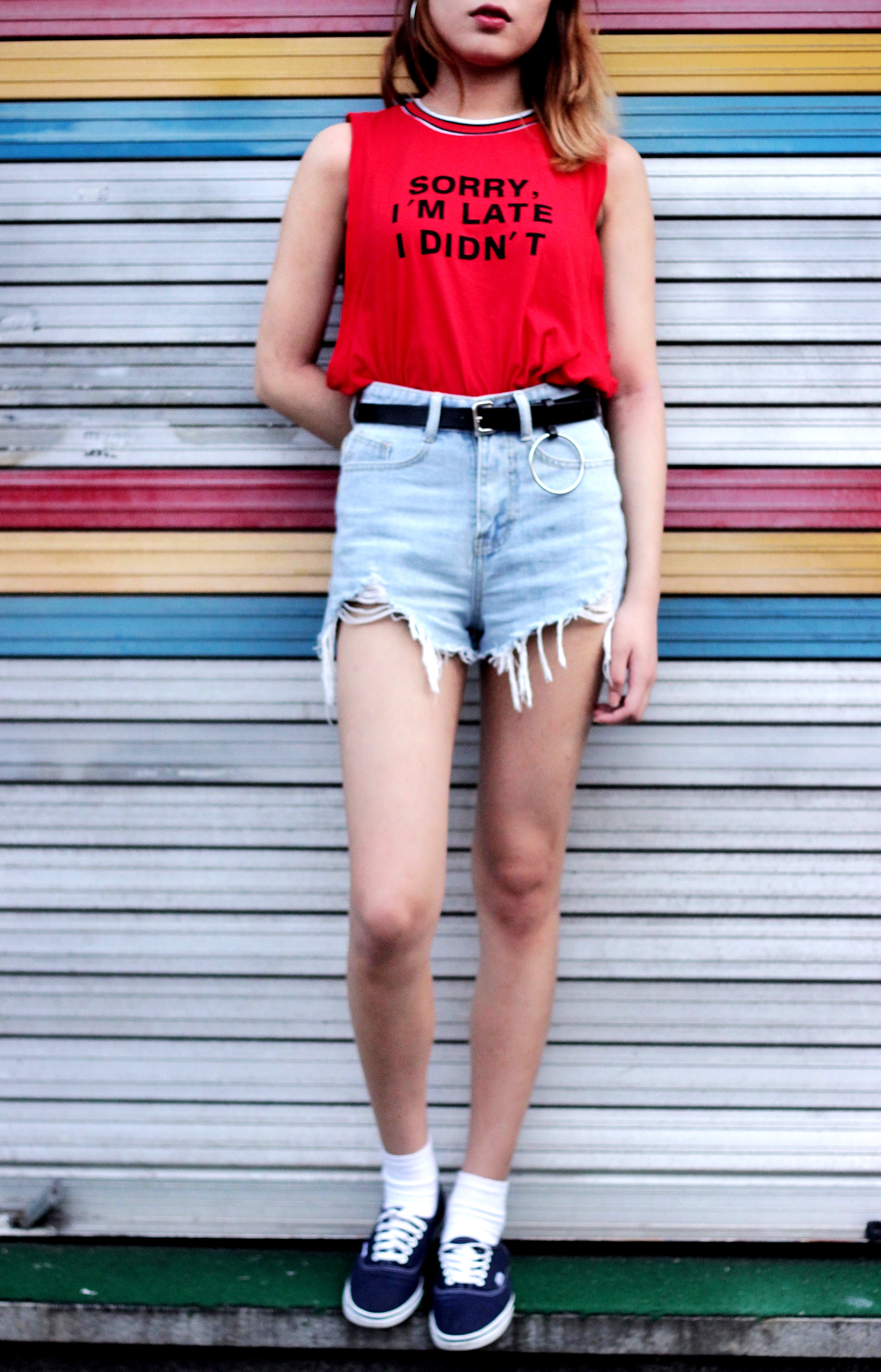 Domestic SORRY Bottom Sleeveless Unique Nishi Wome