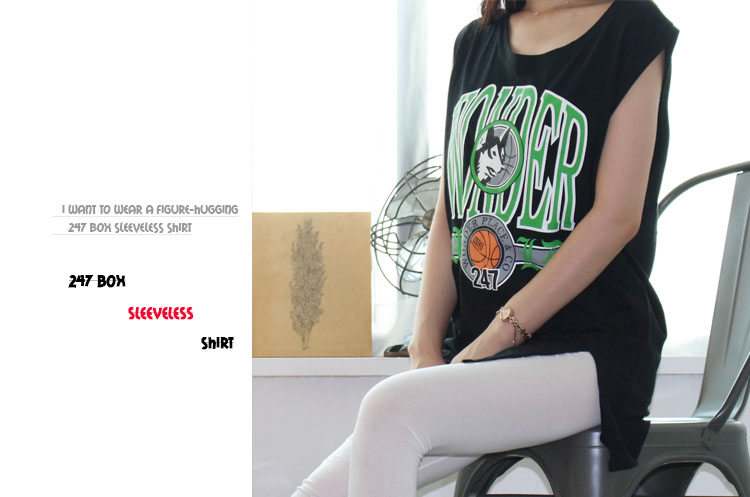 Printing box Nashti Sleeveless women's polo shi