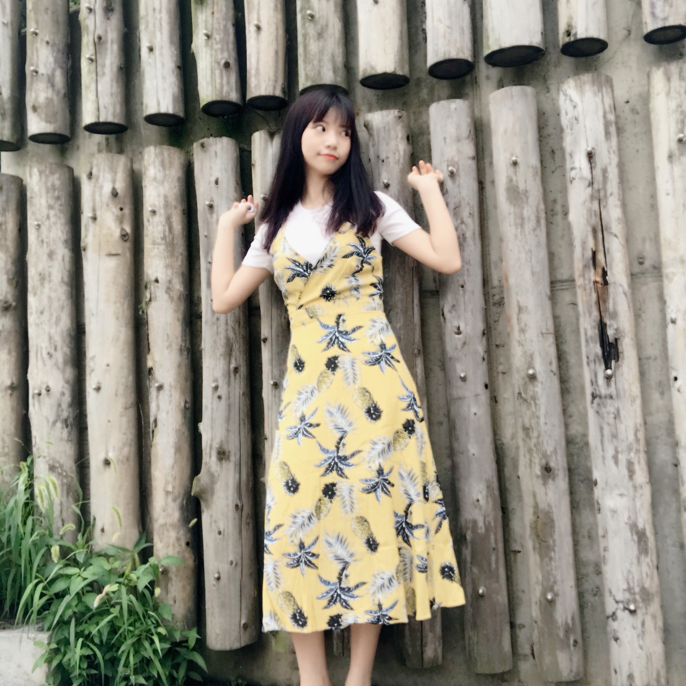 NEW FASHION LADY GIRL DRESS Pineapple Summer Long 