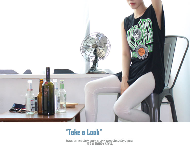 Printing box Nashti Sleeveless women's polo shi