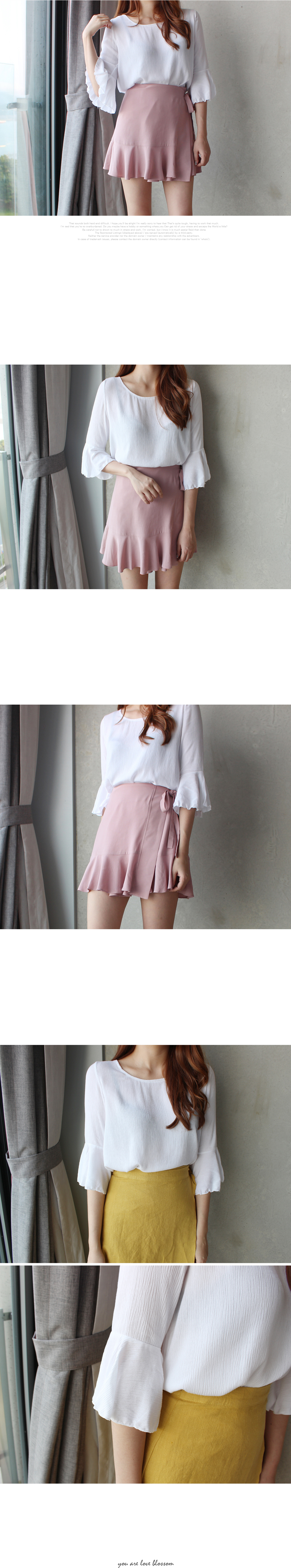 NEW FASHION LADY GIRL Blouse Summer sleeve frilly 