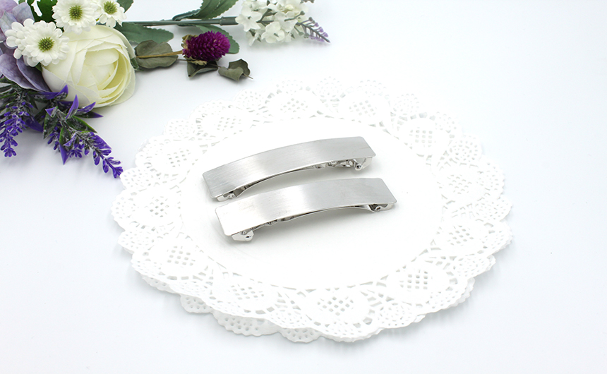 Basic metal hairpin gold silver date automatic pin