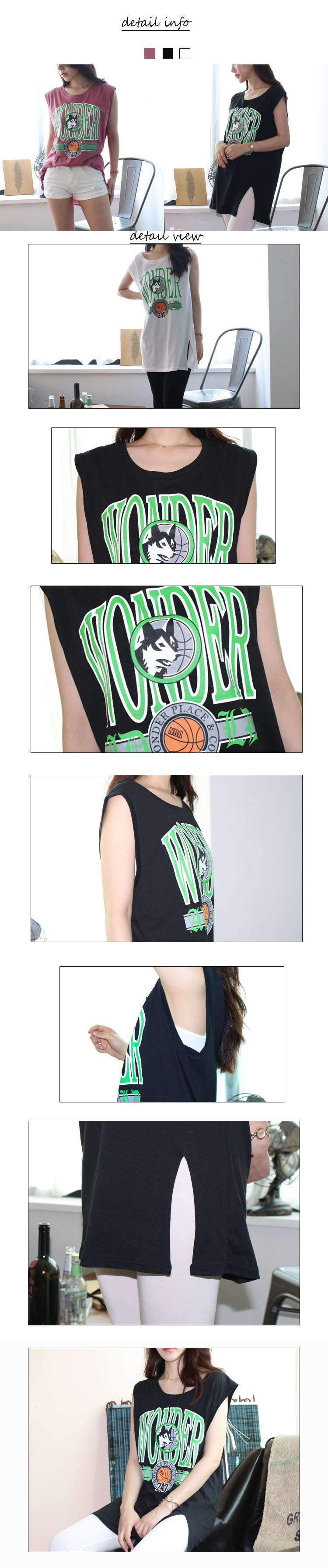 Printing box Nashti Sleeveless women's polo shi