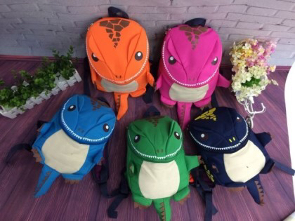 NEW CHILDREN BAG All-dinosaur backpack neatly coor
