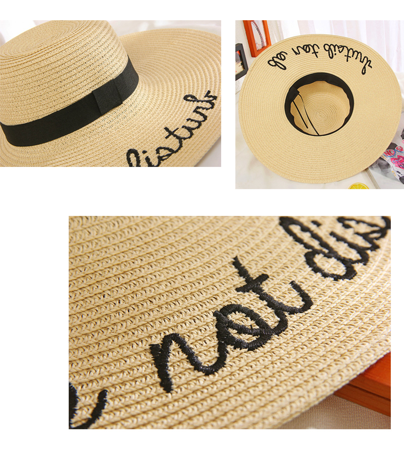 Women Sun Hats Women Lettering Vacations Wide Shot