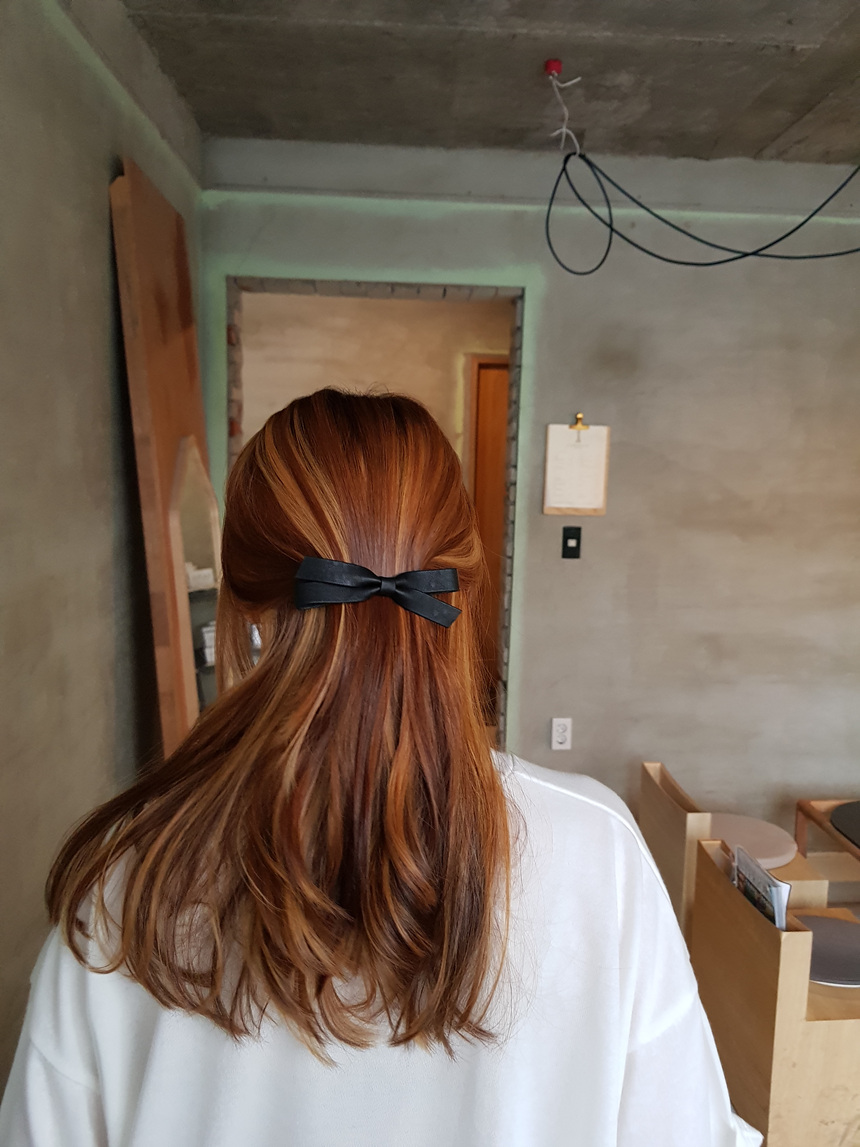 Hair Accessories Leather Leather Ribbon Hairpin Ha