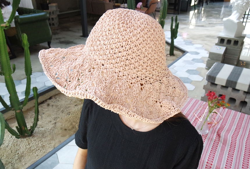 Women Sun Hats Women Straw Hat Plain Raffia Hat Su
