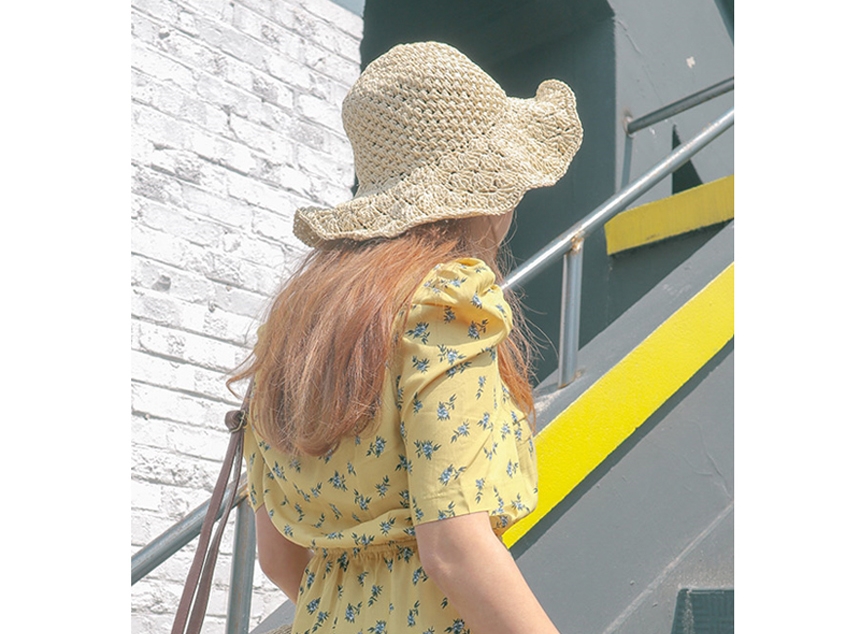 Women Sun Hats Women Straw Hat Plain Raffia Hat Su