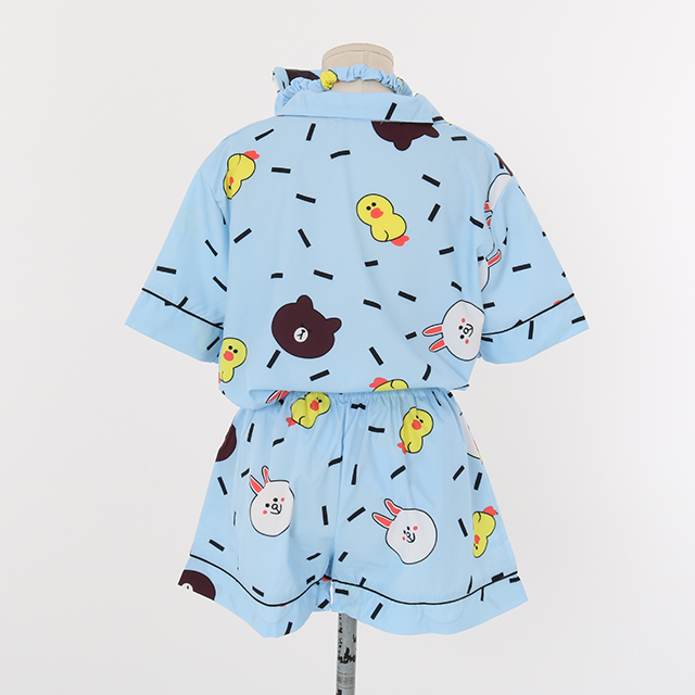 New Line Friends Pajamas Pajamas Summer Set Couple