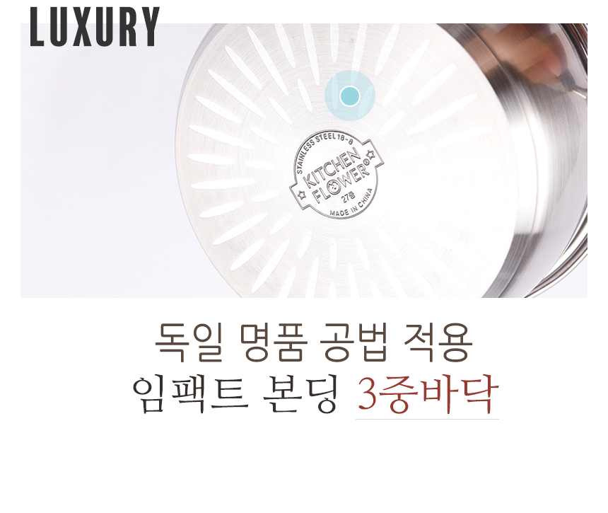 Kitchen flower induction stainless steaming pot ho