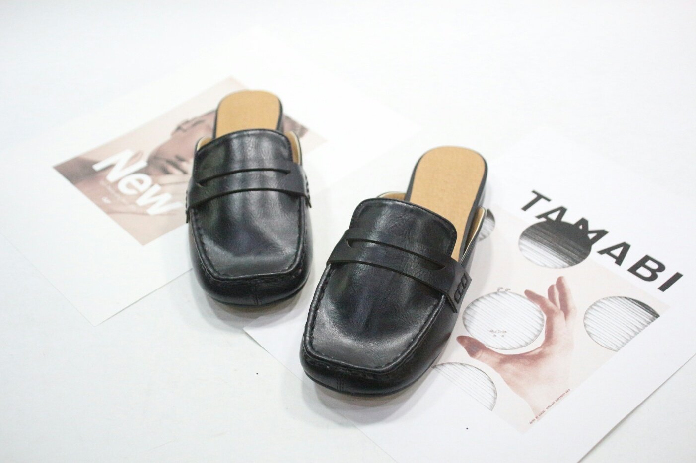 New Classic Vintage Blower 1cm Fall Backless Slipp