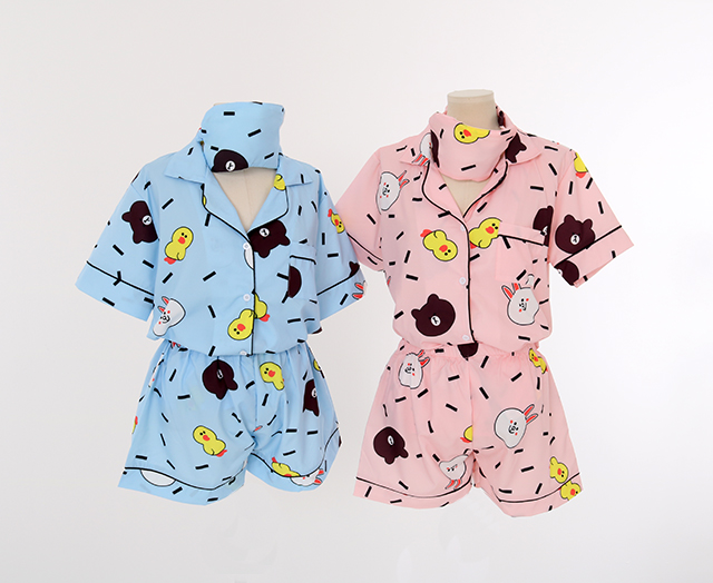 New Line Friends Pajamas Pajamas Summer Set Couple