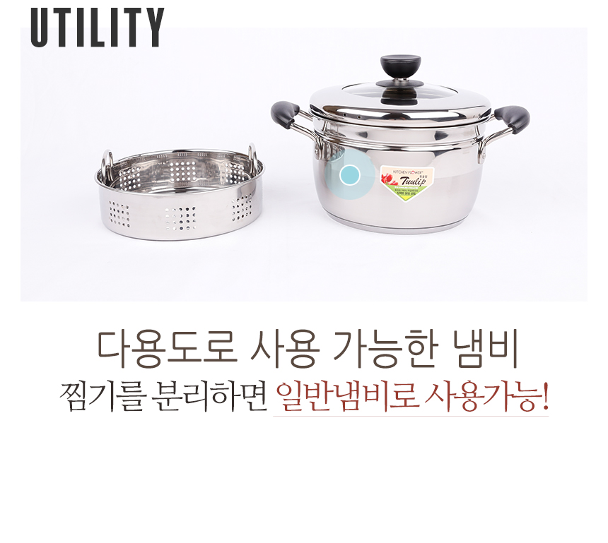Kitchen flower induction stainless steaming pot ho