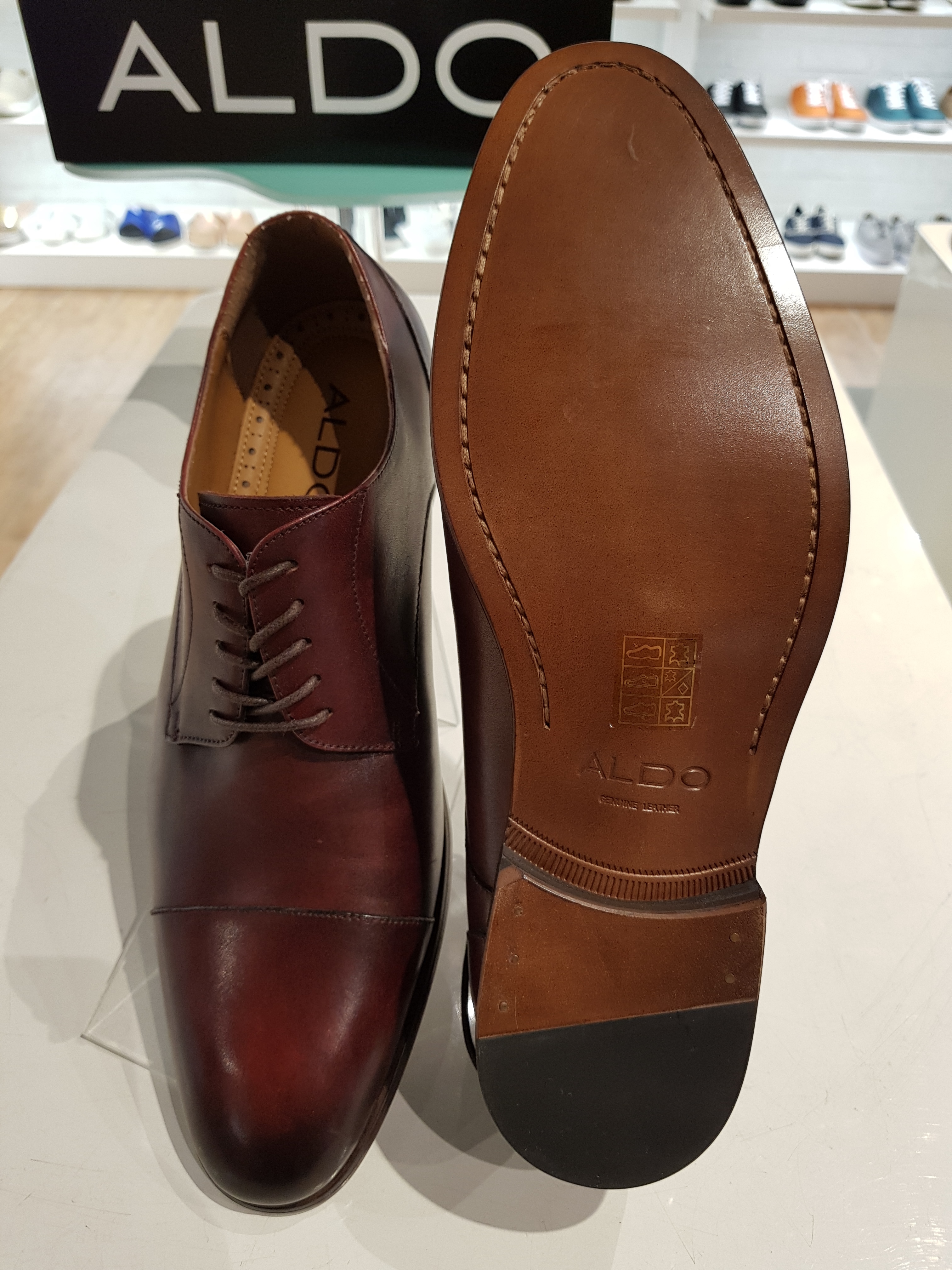 Aldo Male Derby Dress Shoes ANNIEX 16S210706363 Fo