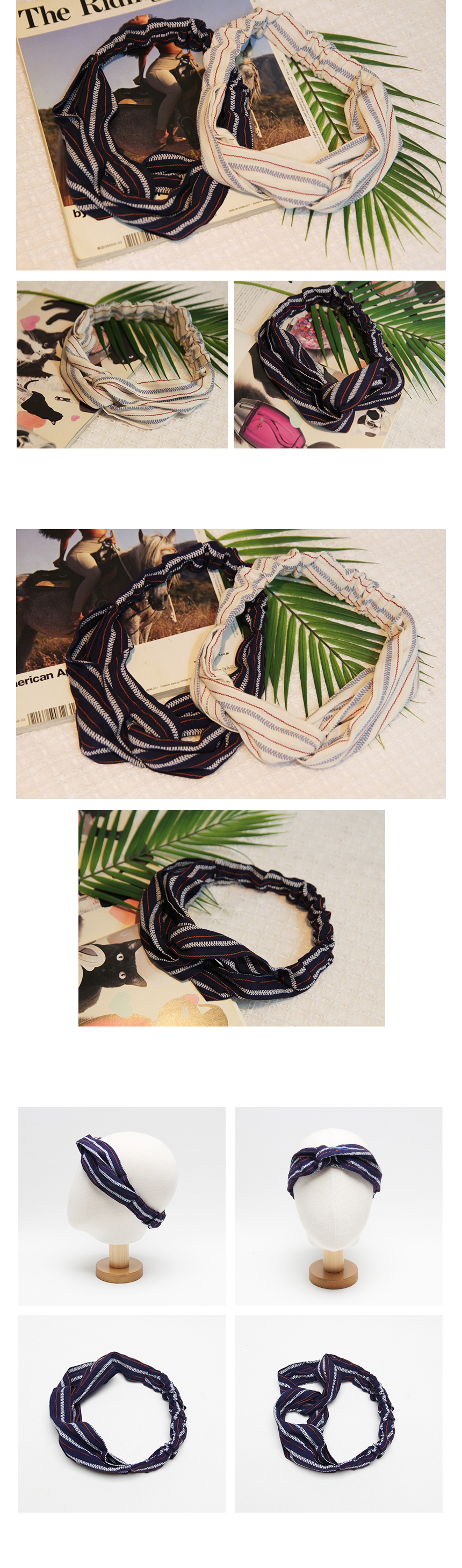 Ethnic Turban Hair Band Summer Lee Young-ae Kwang 