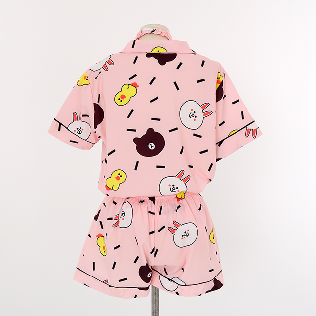 New Line Friends Pajamas Pajamas Summer Set Couple