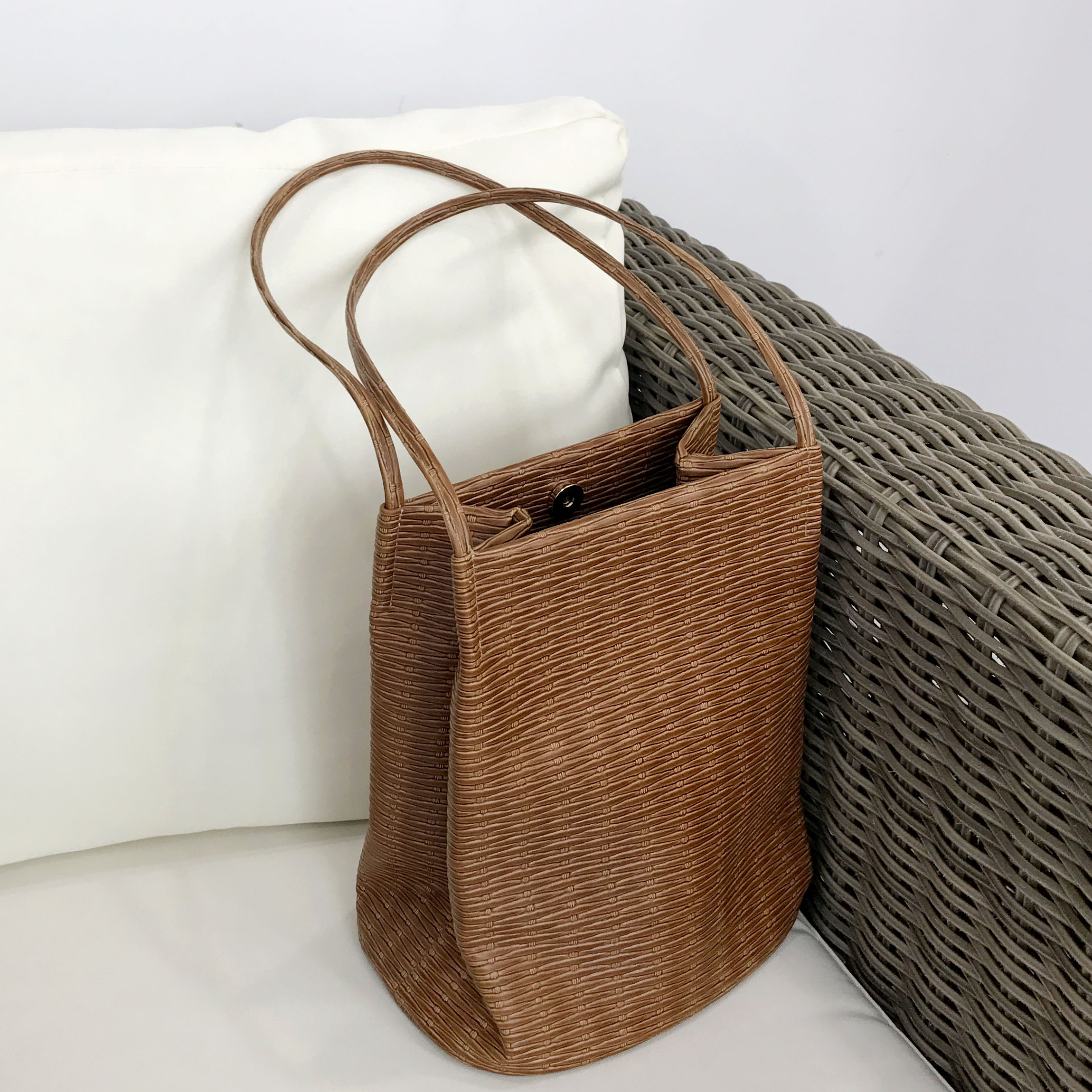 Women Jeans Pants Simple high waisted semi-long bo