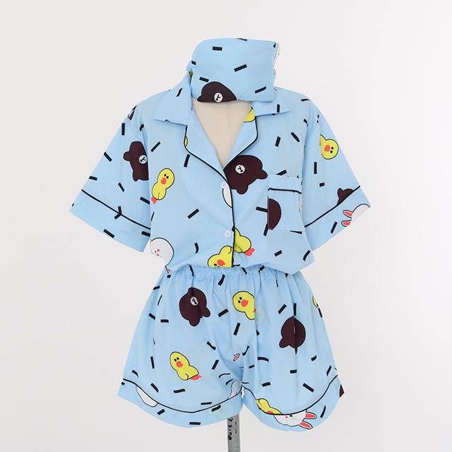 New Line Friends Pajamas Pajamas Summer Set Couple