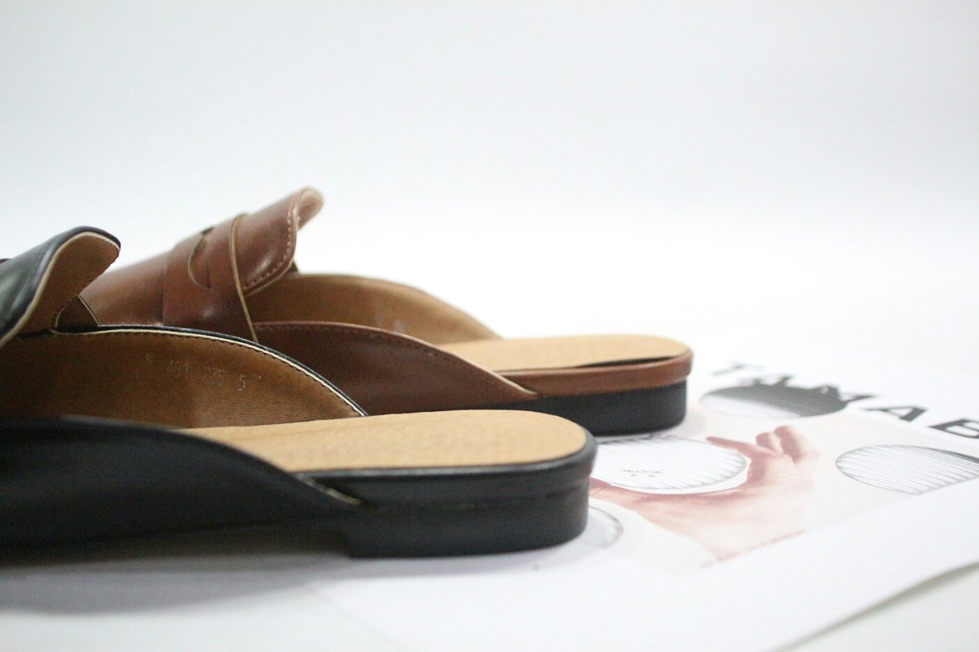 New Classic Vintage Blower 1cm Fall Backless Slipp