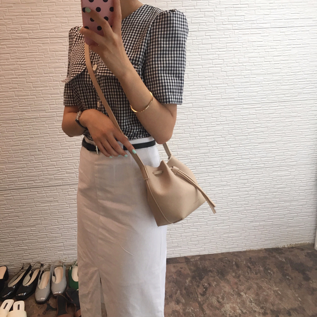 New Mini Leather Belt Cross Bag Travel Bag Buckle 