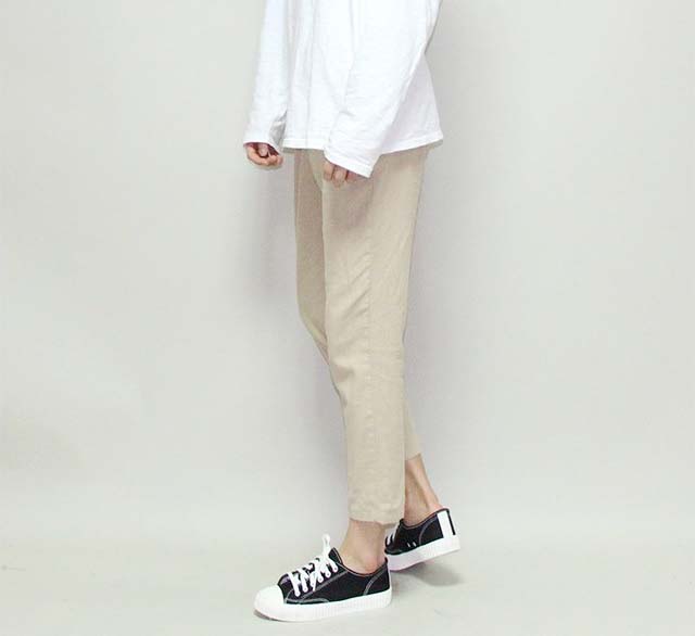 New Men's Pants Men's Slim Fit Banding Slack