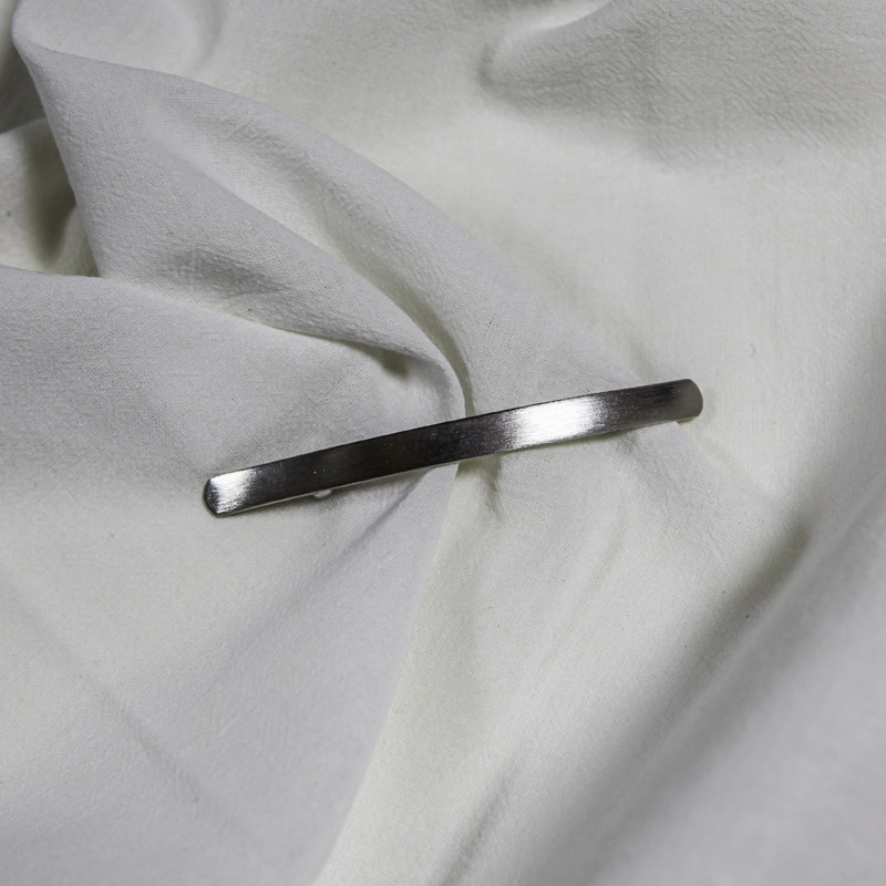 New matt silver metal pepero Choi anthem Simple ha