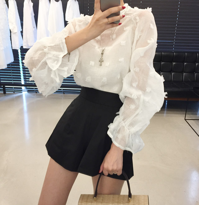 NEW FASHION LADY GIRL Blouse Brilliant blouse 2col