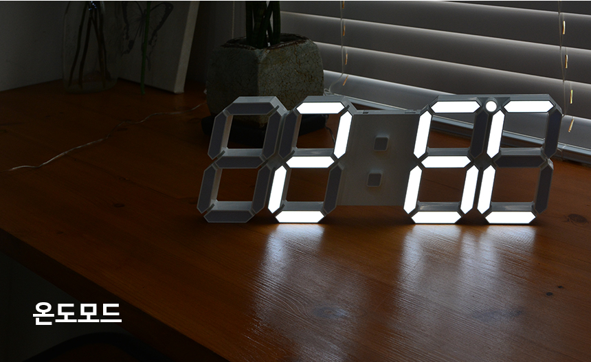 Large 3D led wall clock 3d modern wall hanging int