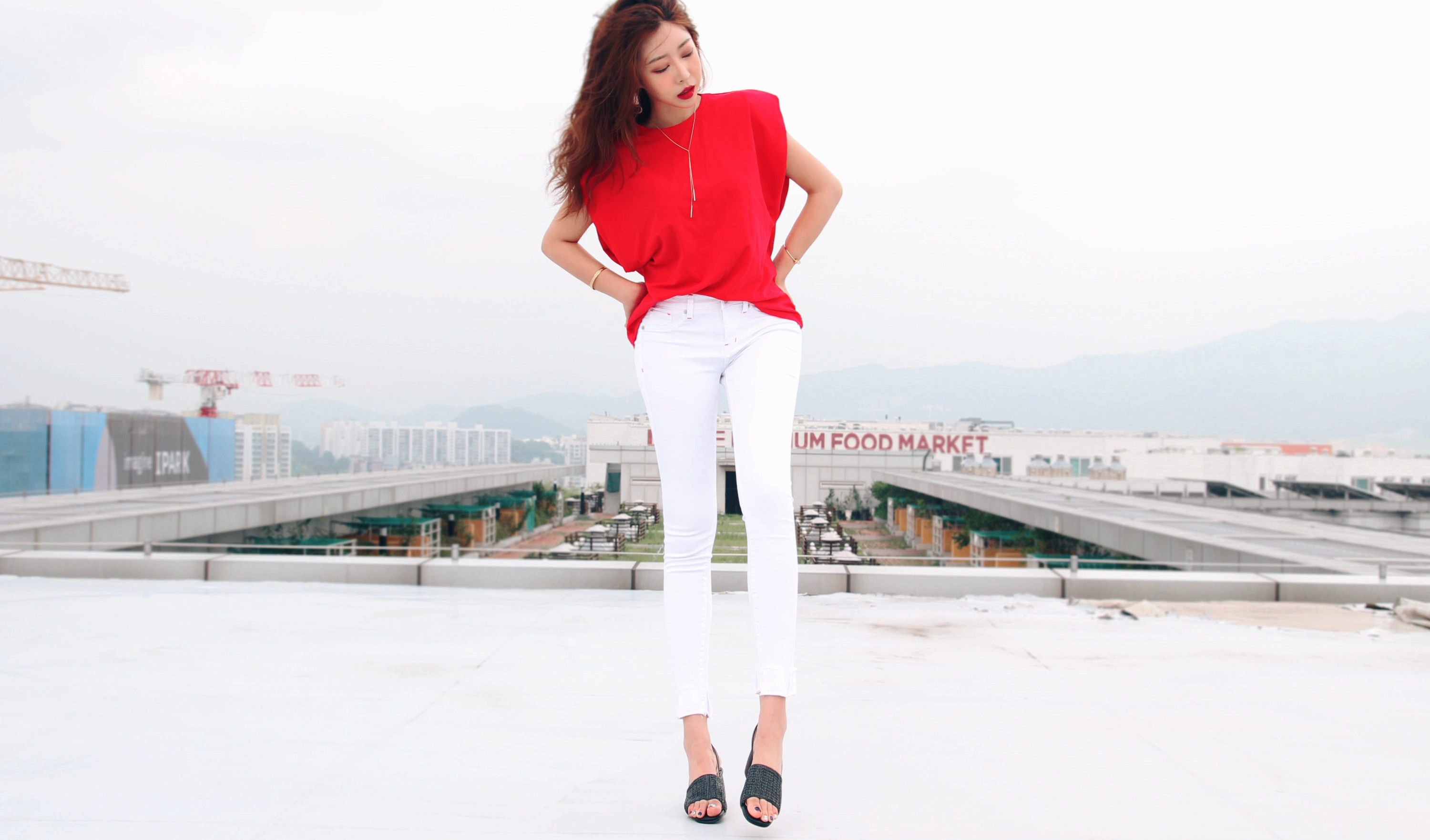 Shoulder pads Ruzpit Nashi T-shirt Women Women