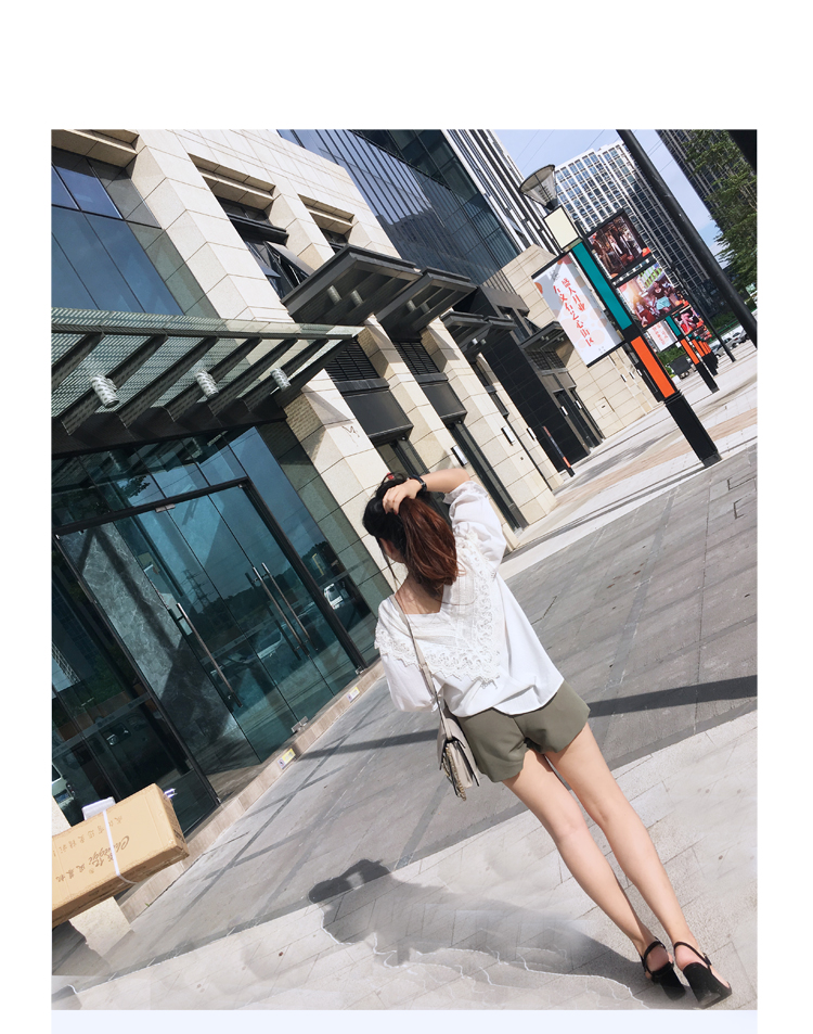 NEW FASHION LADY GIRL Blouse Maid Jay Lace Rouge