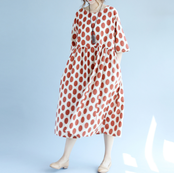 NEW FASHION LADY GIRL DRESS Big Size Spring + Summ