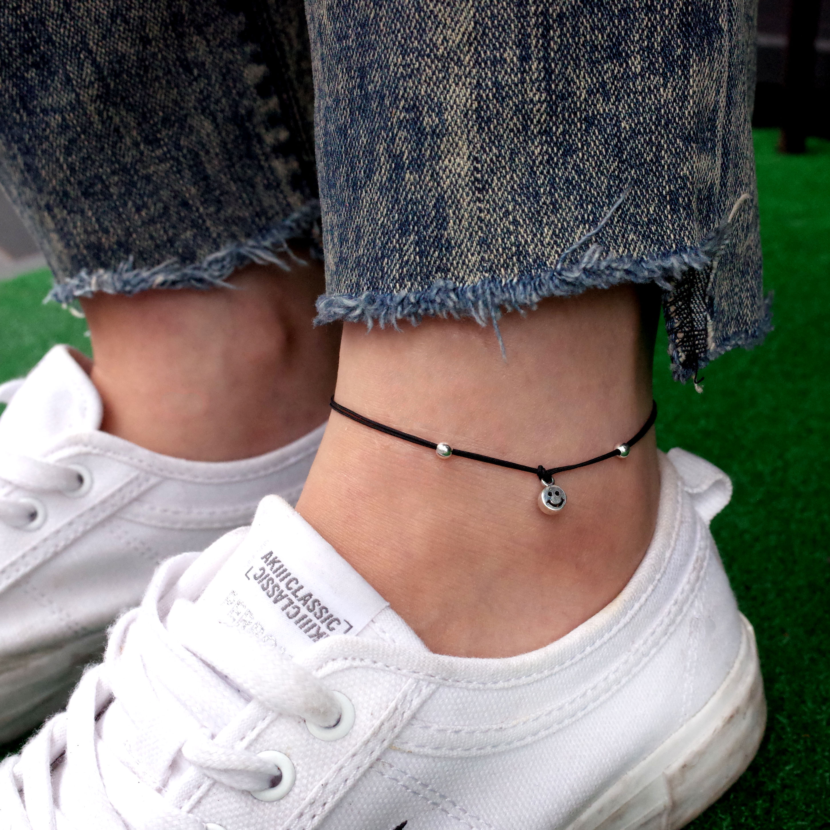 New NANATS Smile strap Bentch Black Red 2 Unique F