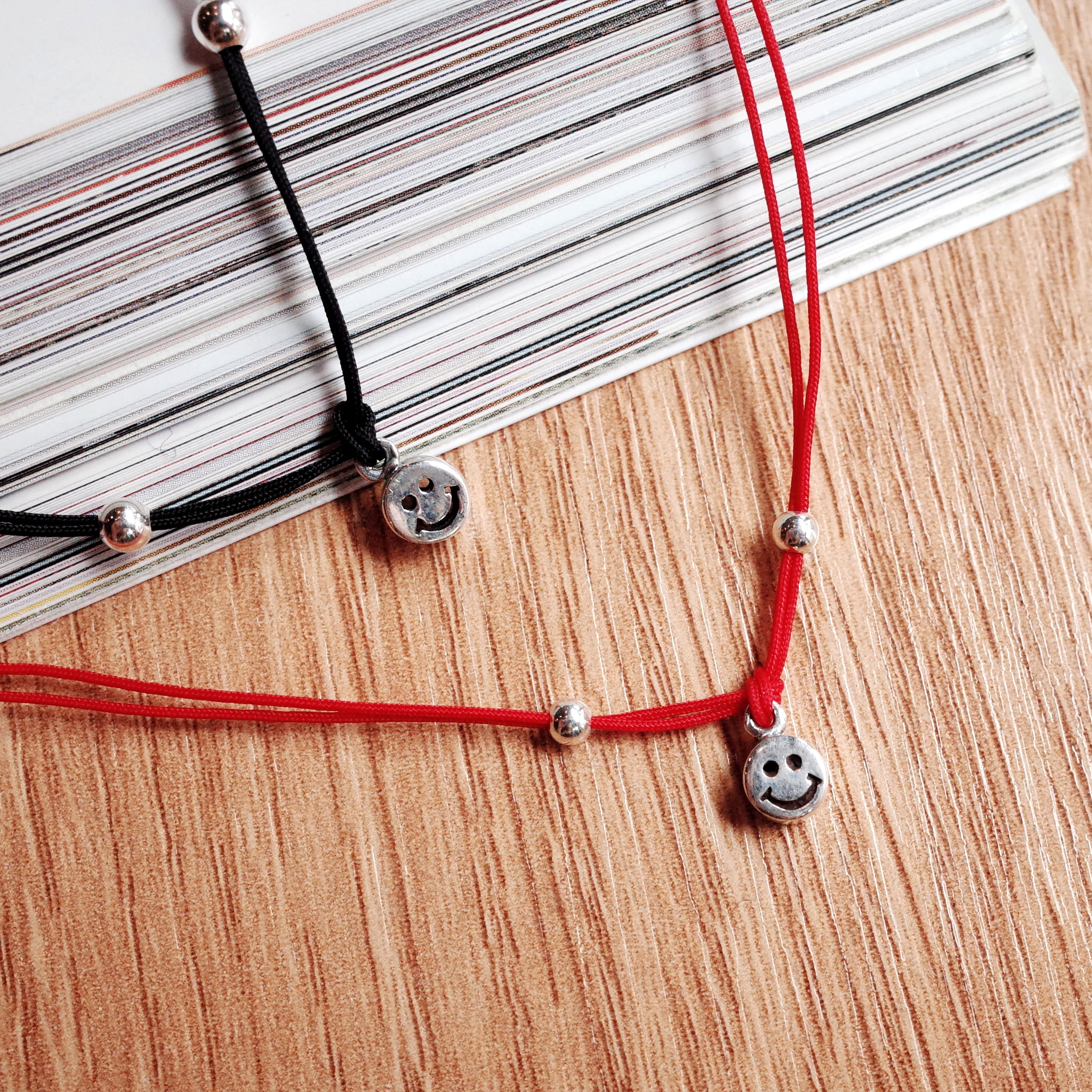 New NANATS Smile strap Bentch Black Red 2 Unique F