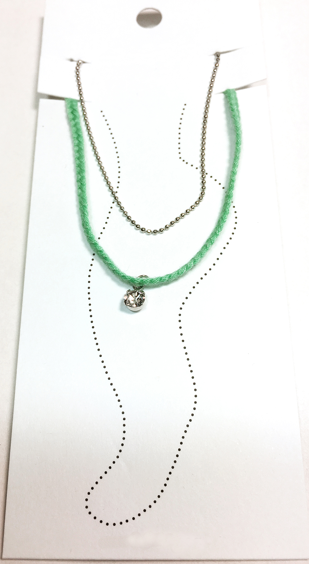 New Mint knot cord twin braces Colored Surreal wom