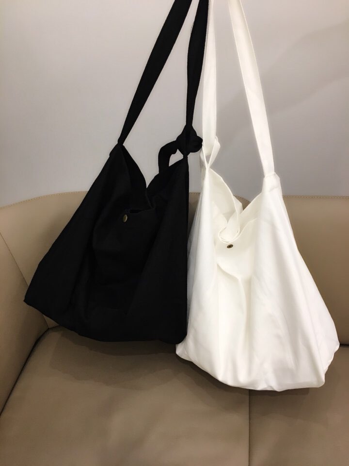 NEW ECO BAG Eco-back simple cotton linen cute line