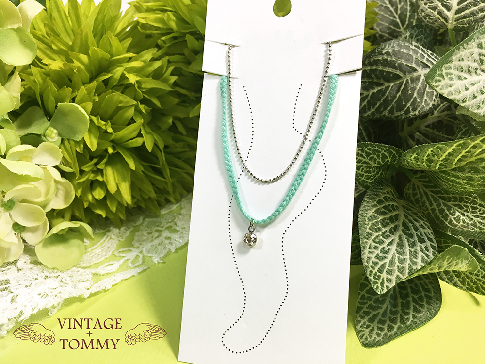 New Mint knot cord twin braces Colored Surreal wom