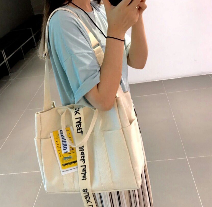 New Women's Bags Black Label Big Back Tote ab C