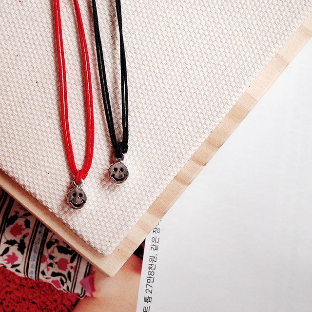 New NANATS Smile strap Bentch Black Red 2 Unique F