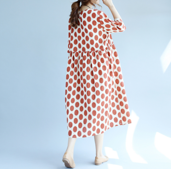 NEW FASHION LADY GIRL DRESS Big Size Spring + Summ