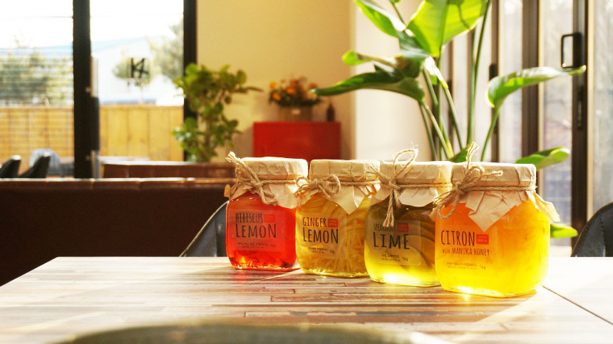 NEW HONEY CITRON TEA Lemon blue fruit