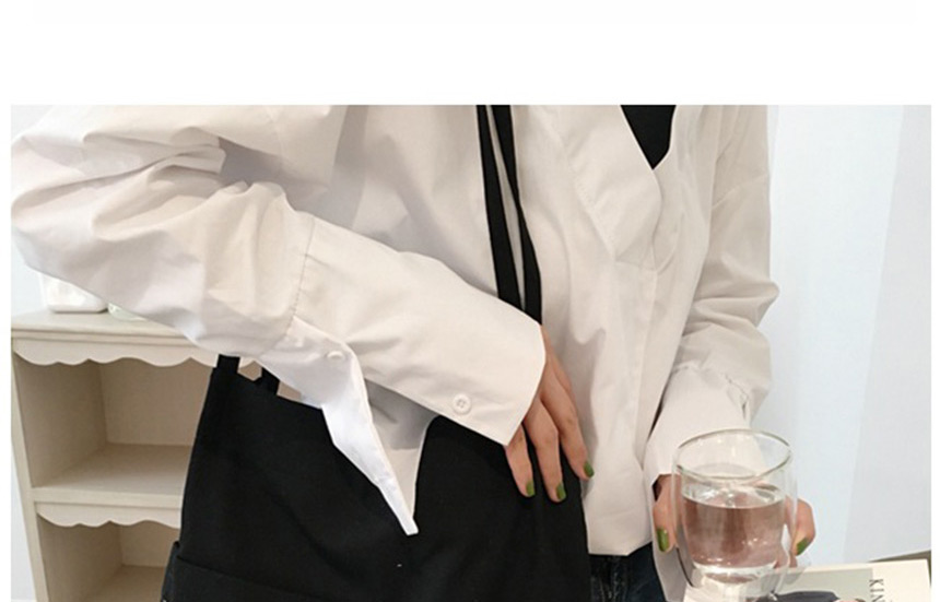 Shoulder Plain Linen Eco Bag Daily Cloth Bag Canva