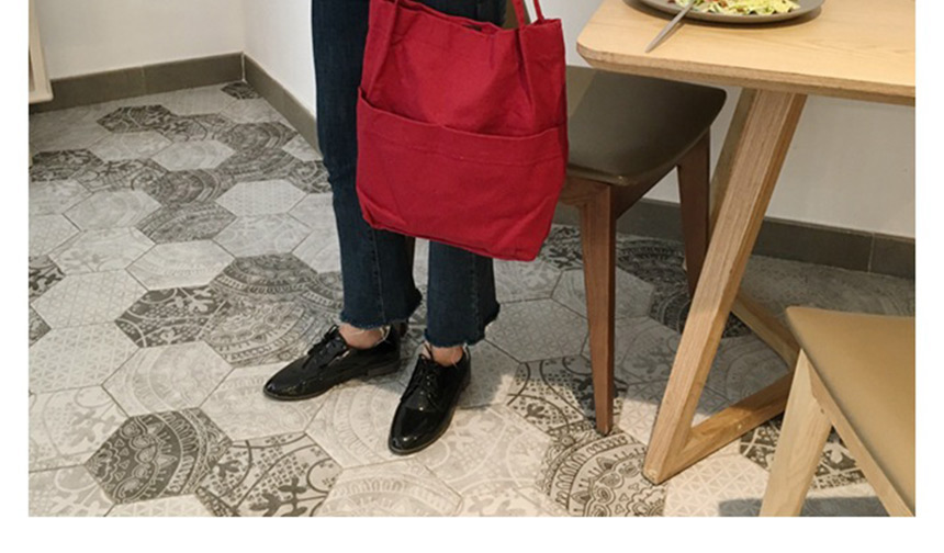 Shoulder Plain Linen Eco Bag Daily Cloth Bag Canva