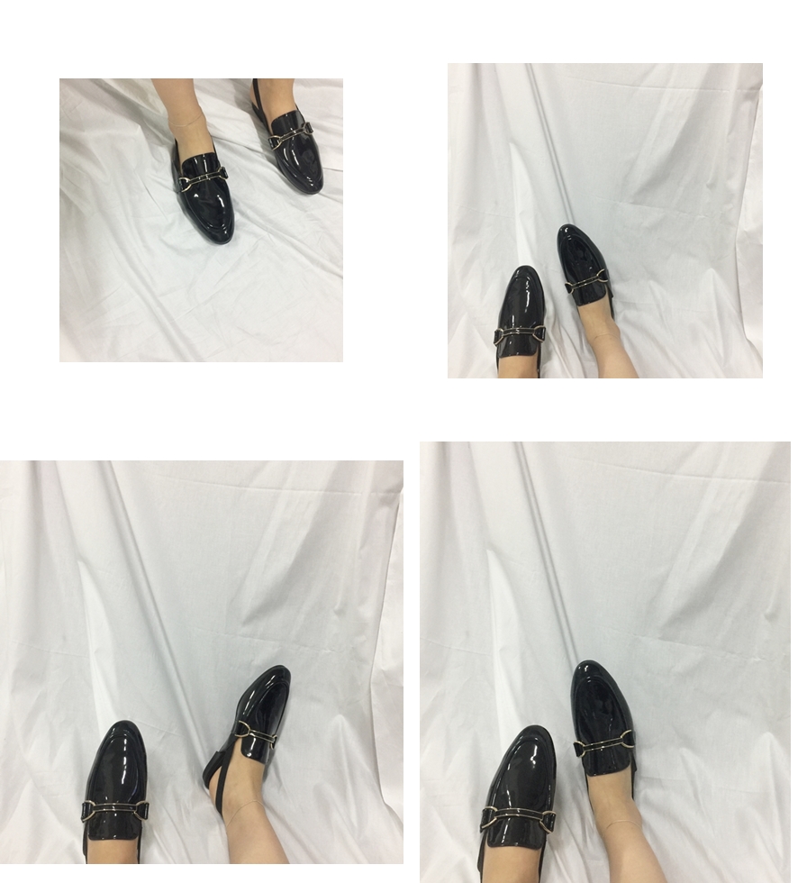 New Enamel Banding Sling Back Loop Emotional Stree