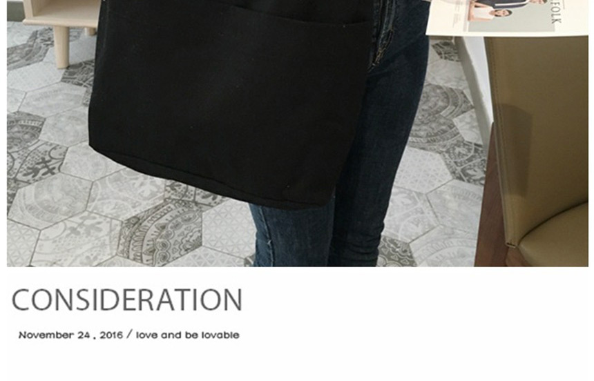 Shoulder Plain Linen Eco Bag Daily Cloth Bag Canva