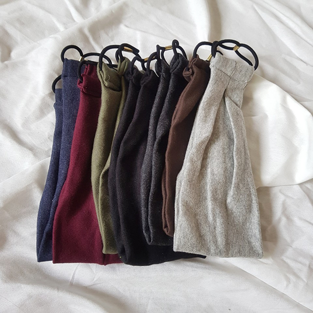 Plain Hair Bands Men Women Casual Look Must Heart 