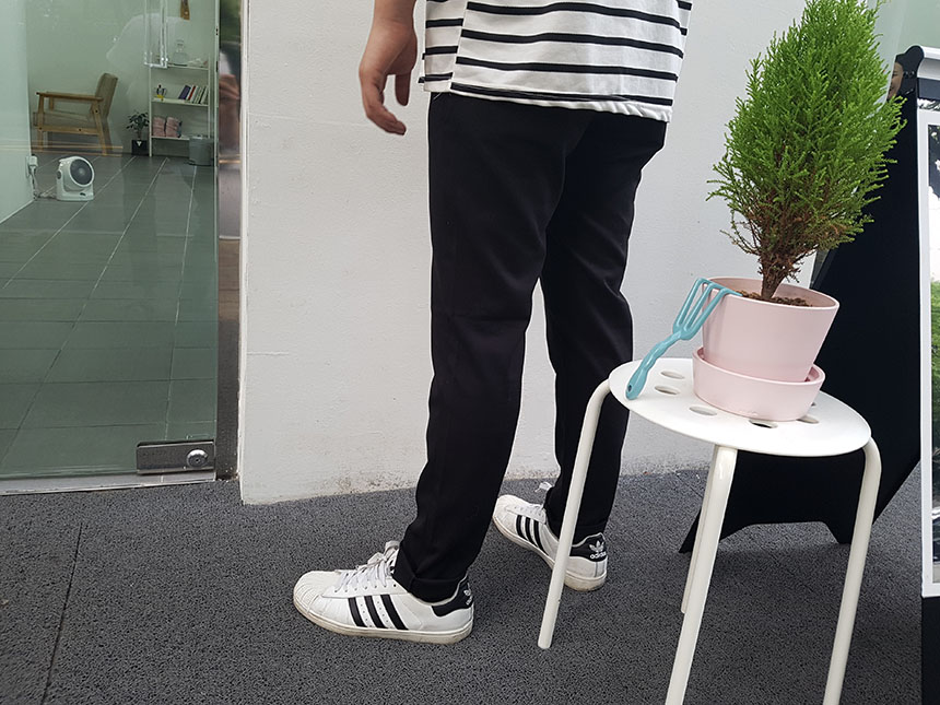 New Men's Pants Slim Fit Men Slacks Gray Black 