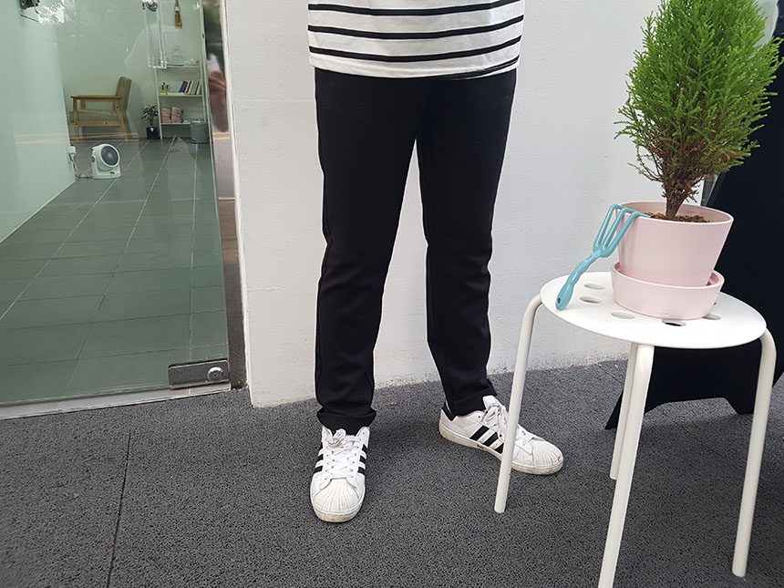 New Men's Pants Slim Fit Men Slacks Gray Black 