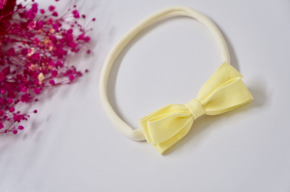 Ribbon Soft Band Pair of Baby Hair Bands Fit for P