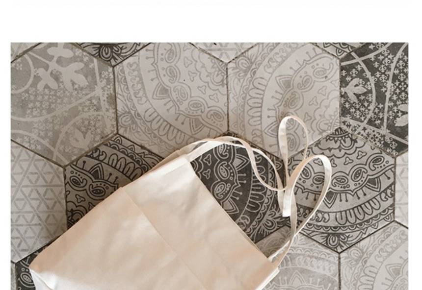 Shoulder Plain Linen Eco Bag Daily Cloth Bag Canva